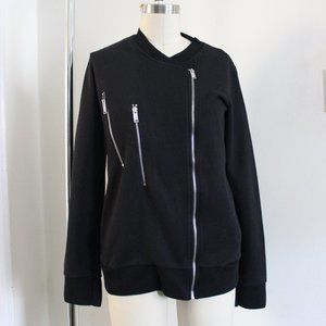 Zara | W&B Collection | Black Moto Sweater
